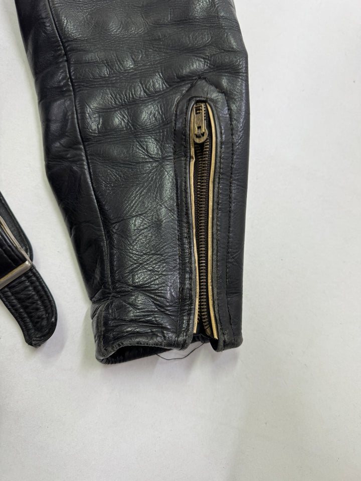 Haelson GN 52 Giacca Chiodo in pelle vintage anni 40'
