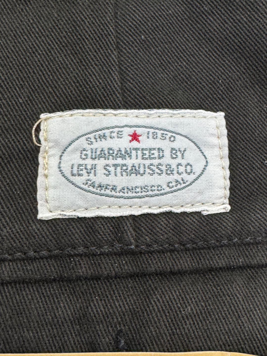 Levi's Guaranteed for over 135 years W32 chino pant anni 80' deadstock Made in Italy