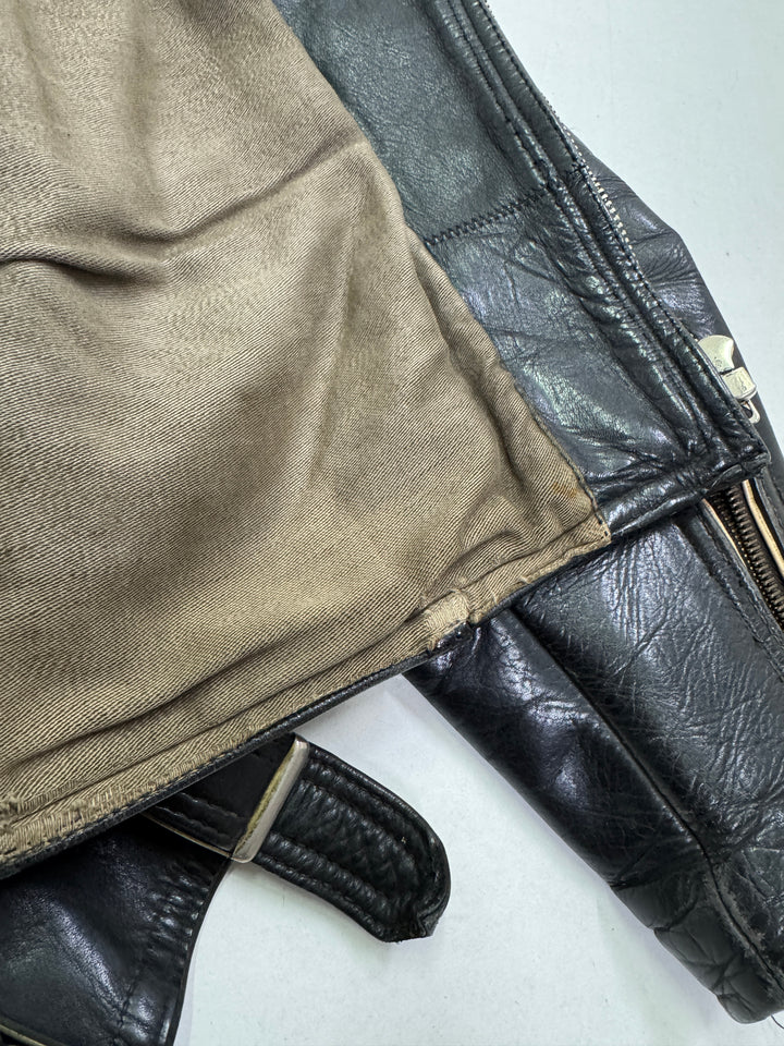 Haelson GN 52 Giacca Chiodo in pelle vintage anni 40'