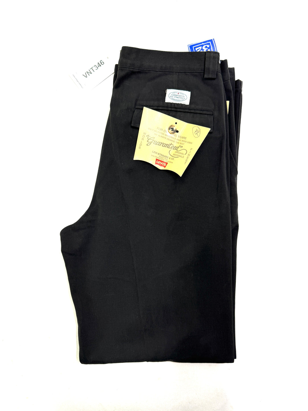 Levi's Guaranteed for over 135 years W32 chino pant anni 80' deadstock Made in Italy