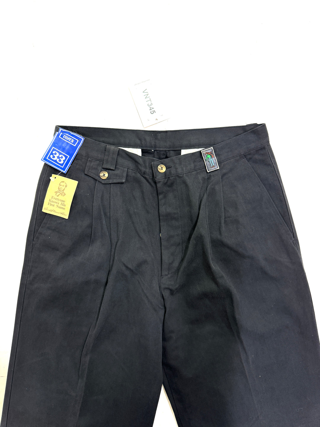 Levi's Guaranteed for over 135 years W33 chino pant anni 80' deadstock Made in Italy