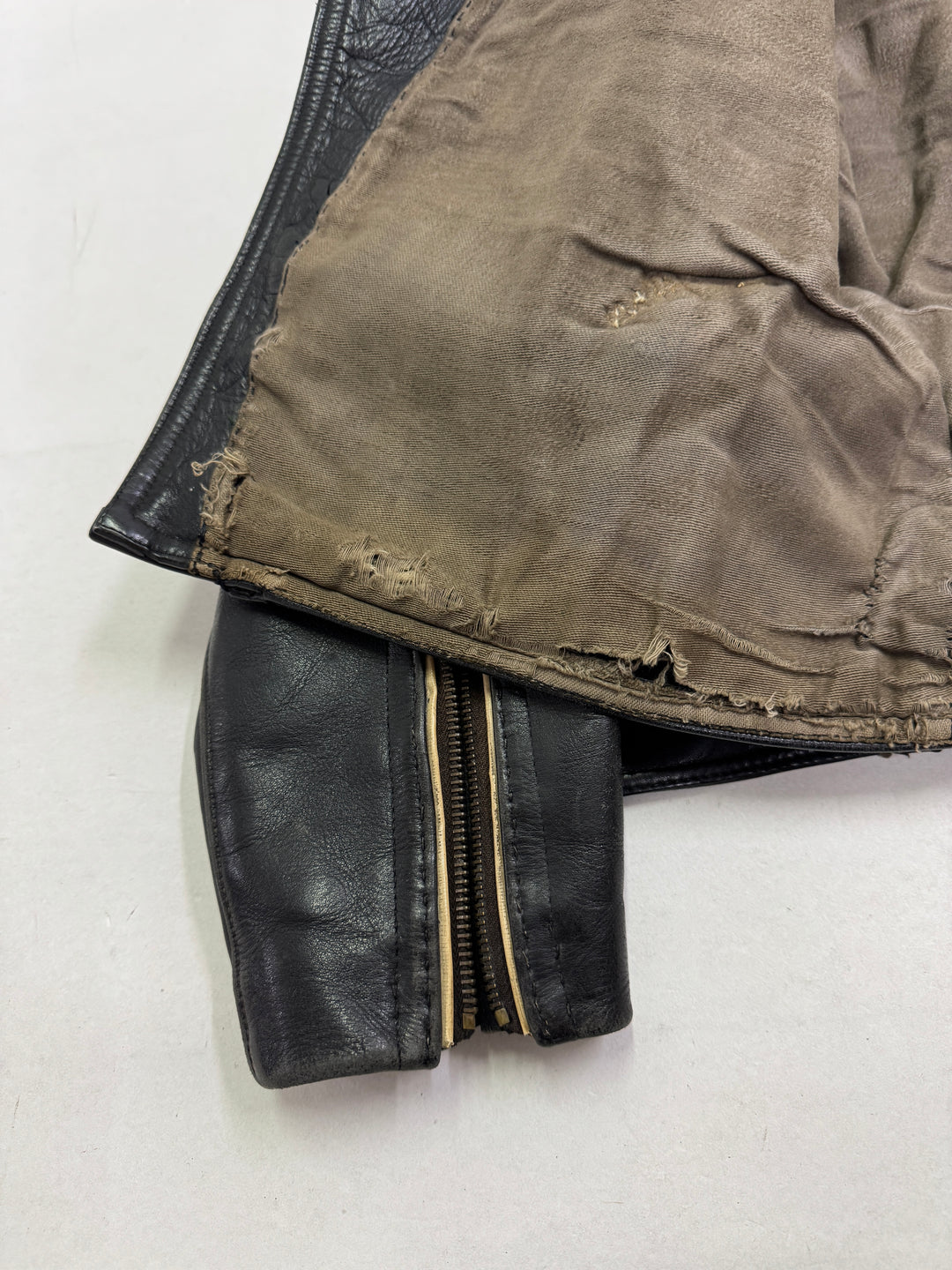 Haelson GN 52 Giacca Chiodo in pelle vintage anni 40'