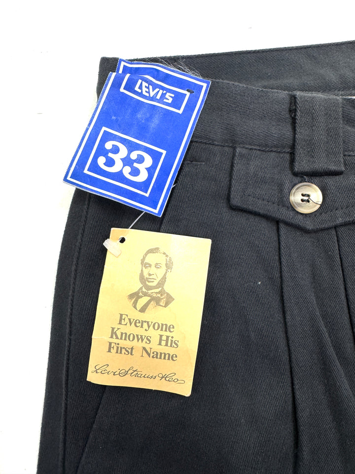 Levi's Guaranteed for over 135 years W33 chino pant anni 80' deadstock Made in Italy