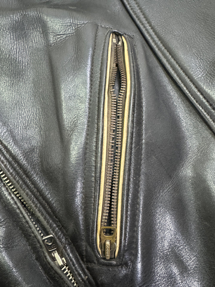 Haelson GN 52 Giacca Chiodo in pelle vintage anni 40'