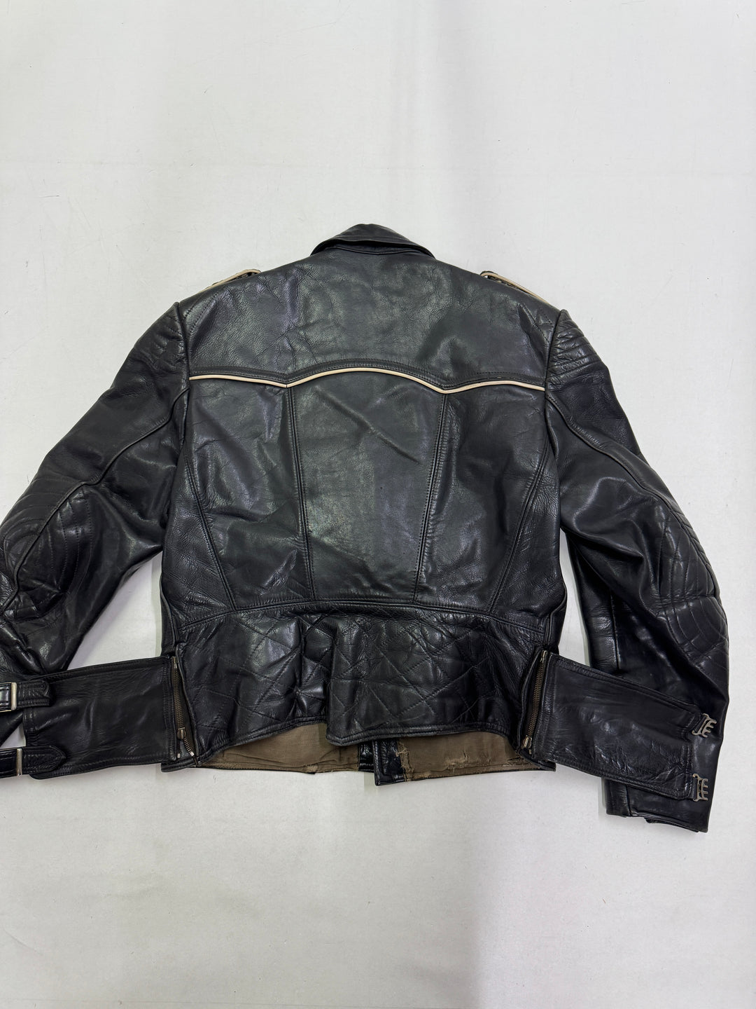 Haelson GN 52 Giacca Chiodo in pelle vintage anni 40'