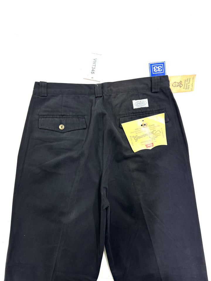 Levi's Guaranteed for over 135 years W33 chino pant anni 80' deadstock Made in Italy