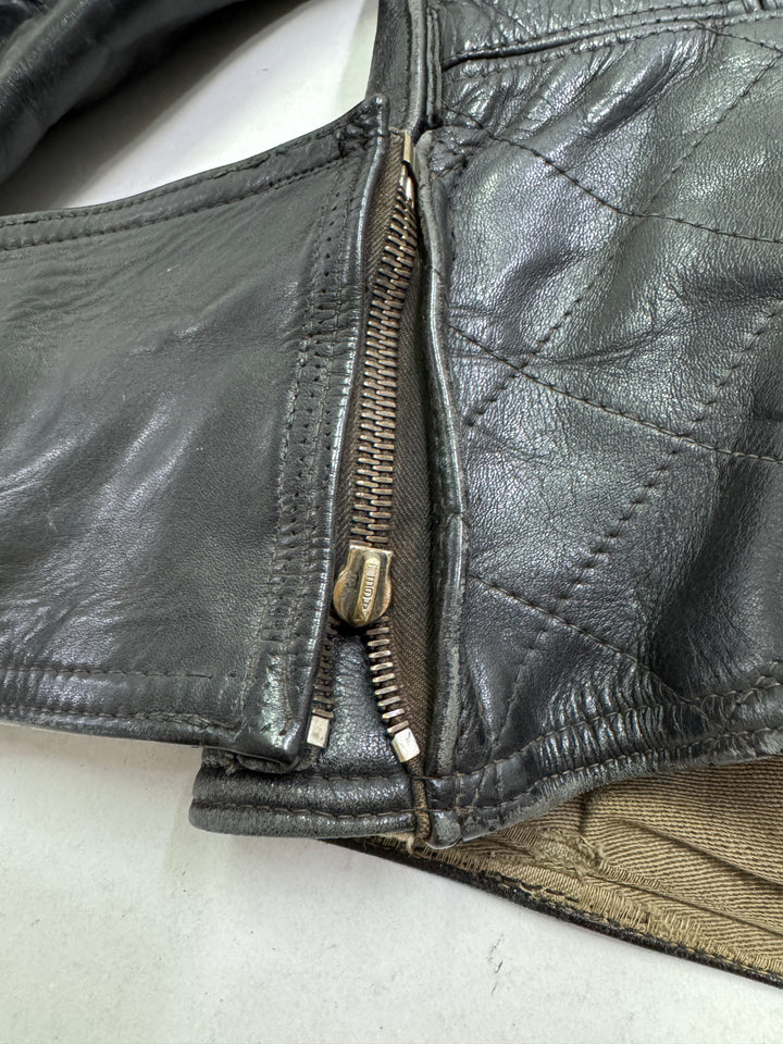 Haelson GN 52 Giacca Chiodo in pelle vintage anni 40'