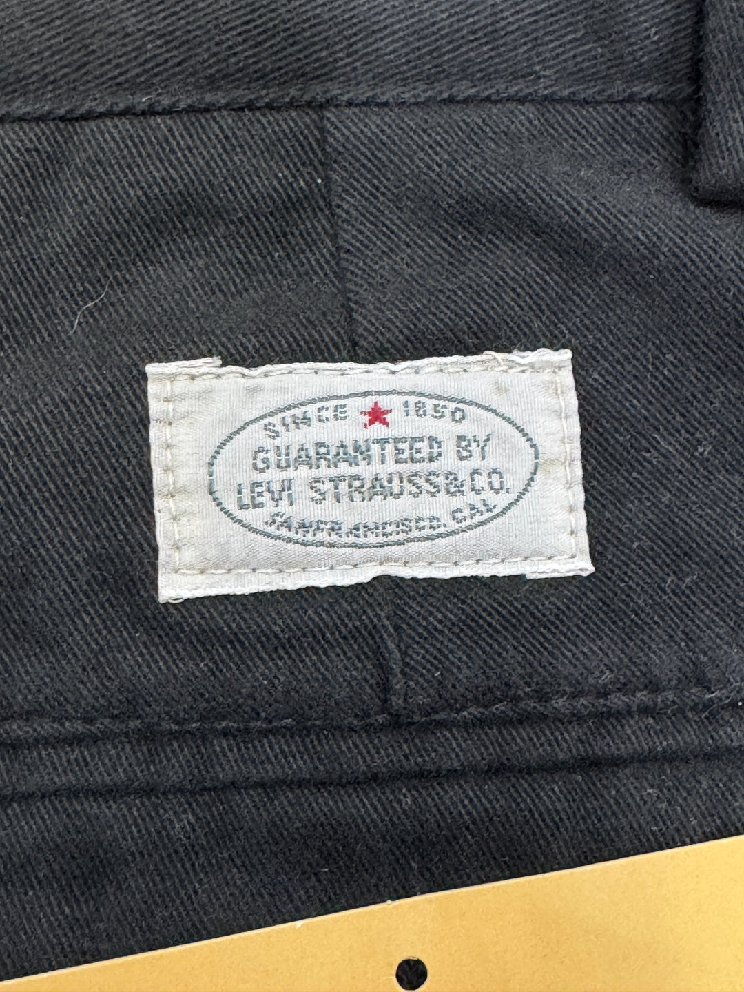 Levi's Guaranteed for over 135 years W33 chino pant anni 80' deadstock Made in Italy