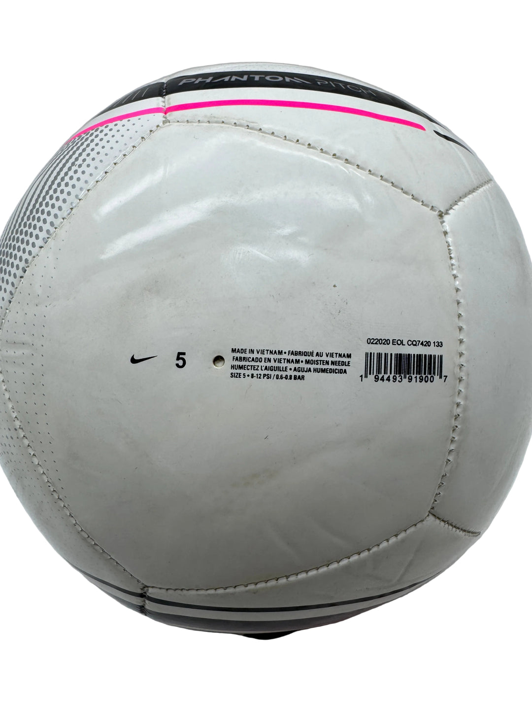 NIke Phantom Pitch Pallone calcio size 5 nuovo deadstock