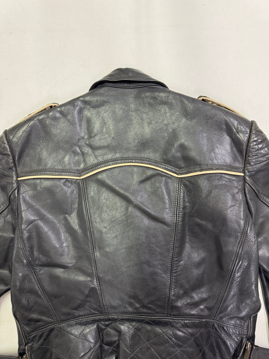 Haelson GN 52 Giacca Chiodo in pelle vintage anni 40'