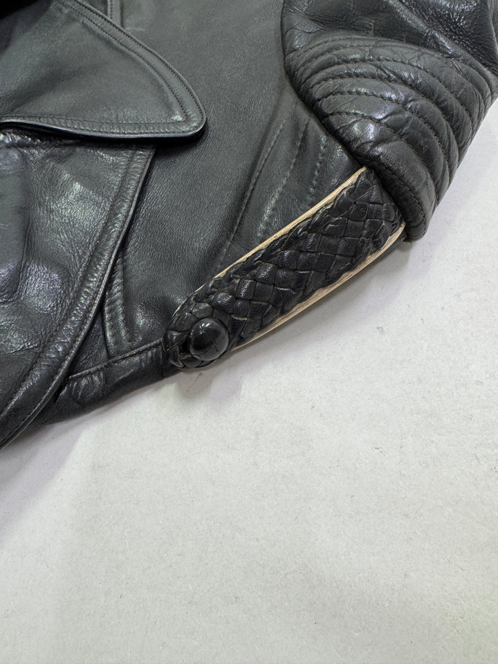Haelson GN 52 Giacca Chiodo in pelle vintage anni 40'