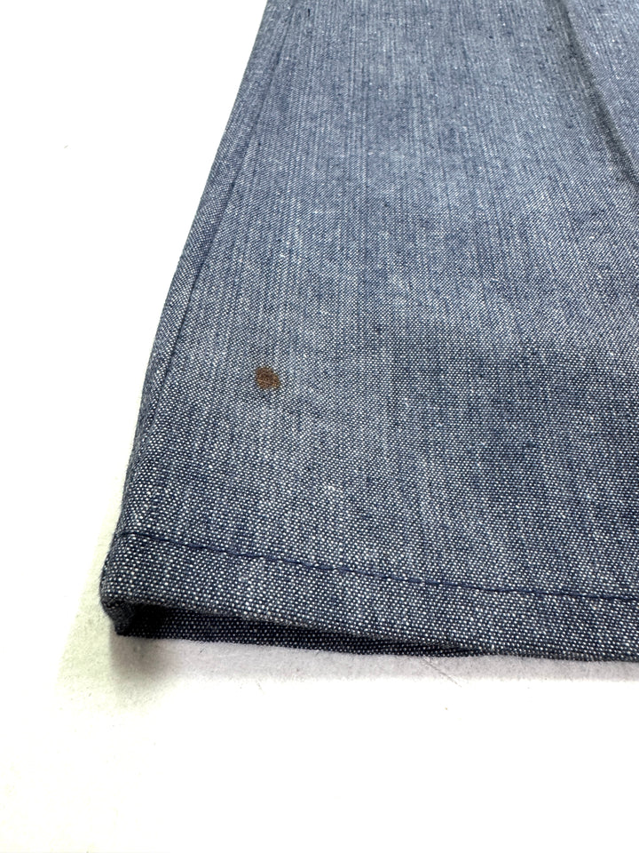 Levi's 679 chambray W28 L34 white tab flare boot cut anni 70' deadstock