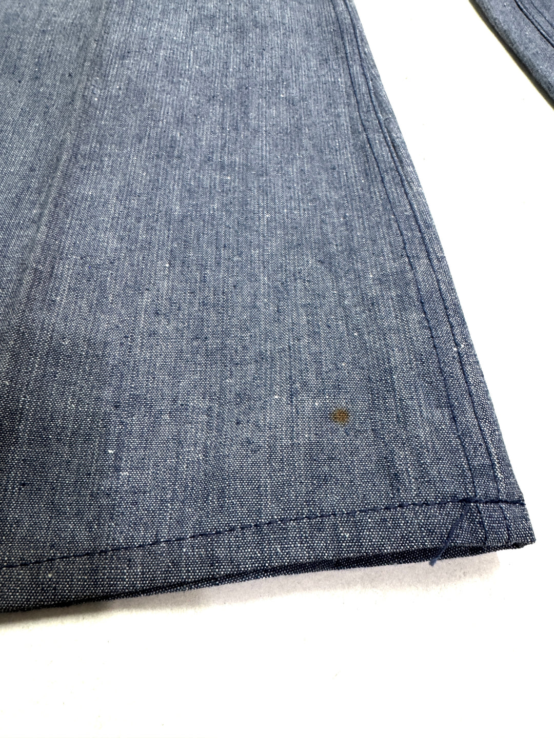 Levi's 679 chambray W28 L34 white tab flare boot cut anni 70' deadstock