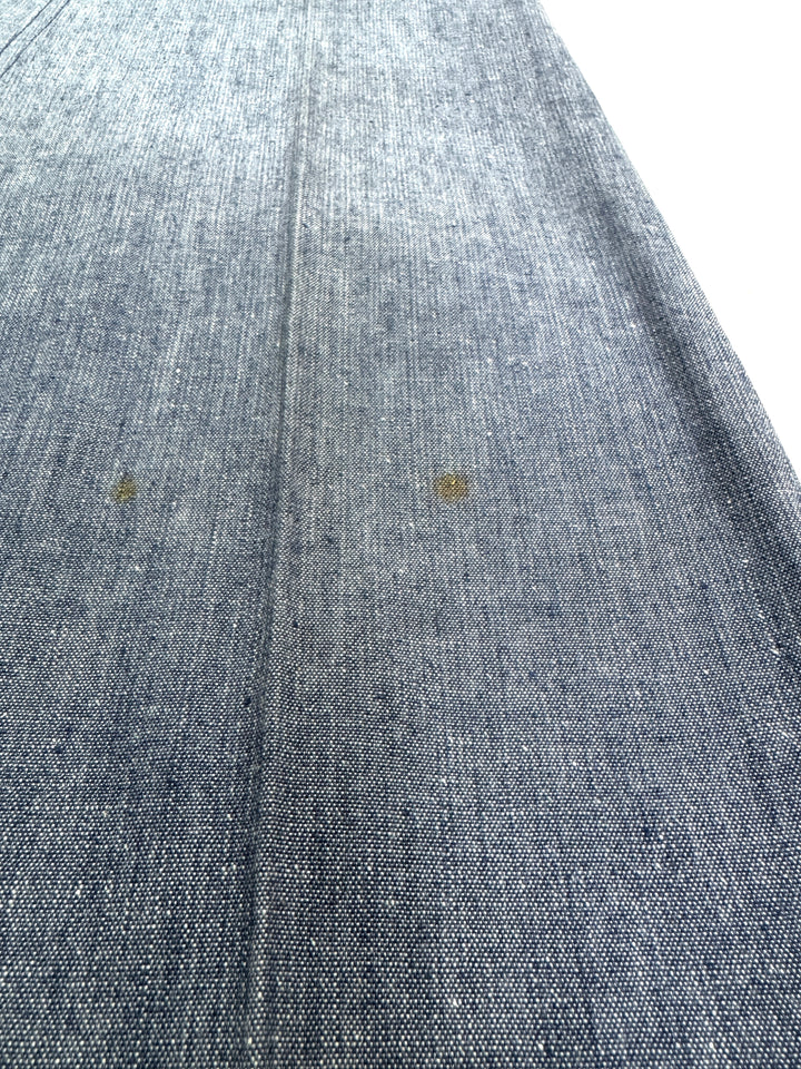 Levi's 679 chambray W28 L34 white tab flare boot cut anni 70' deadstock