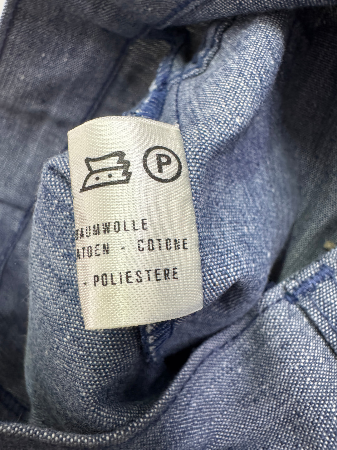 Levi's 679 chambray W28 L34 white tab flare boot cut anni 70' deadstock