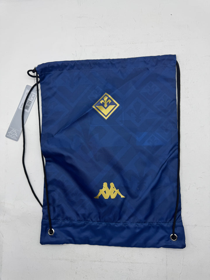 Kappa Fiorentina zaino sacca blu calcio nuovo deadstock