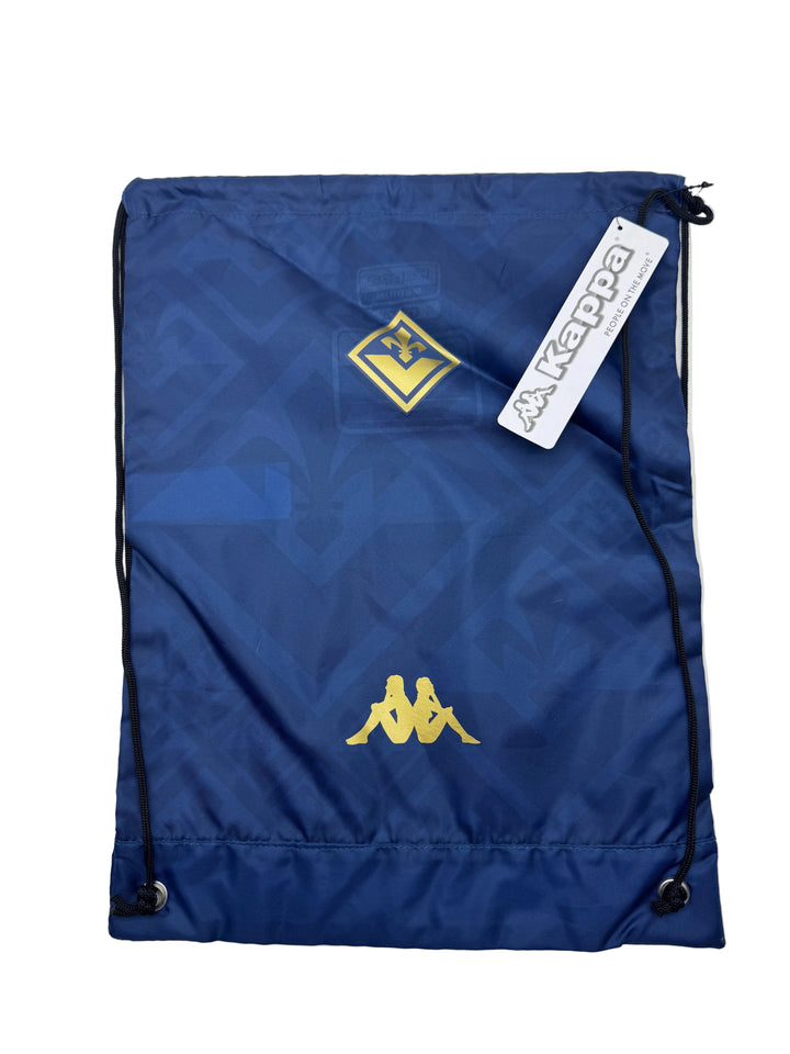 Kappa Fiorentina zaino sacca blu calcio nuovo deadstock