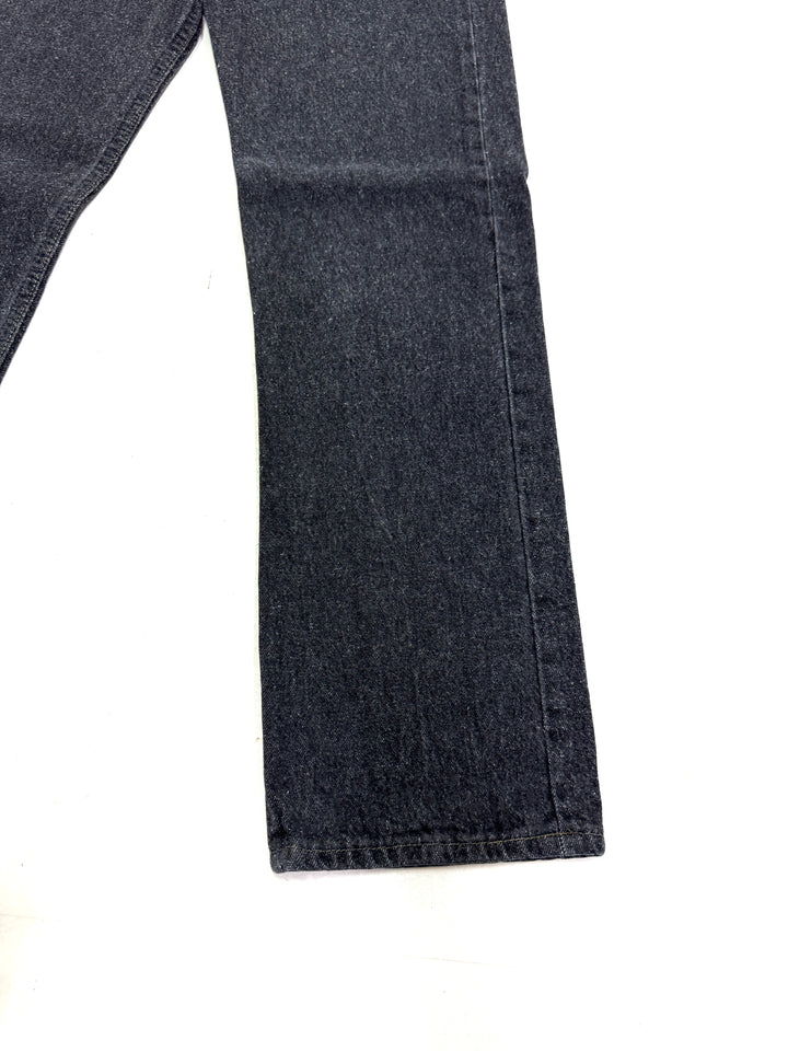 Levi's 501 Made In USA W32 L30 anni 80' Nero col pelo