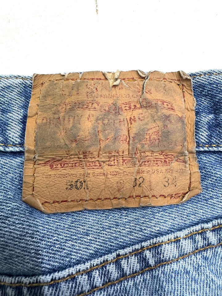 Levi's 501 Made In USA W32 L34 anni 80'