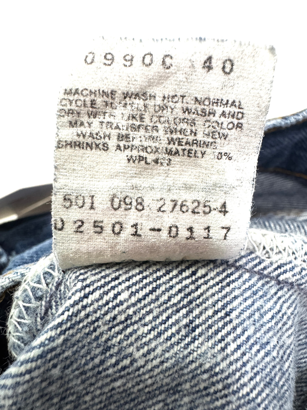 Levi's 501 Made In USA W34 L40 anni 80'