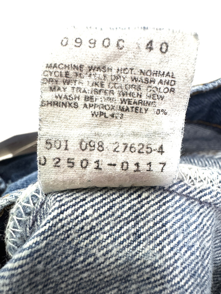 Levi's 501 Made In USA W34 L40 anni 80'