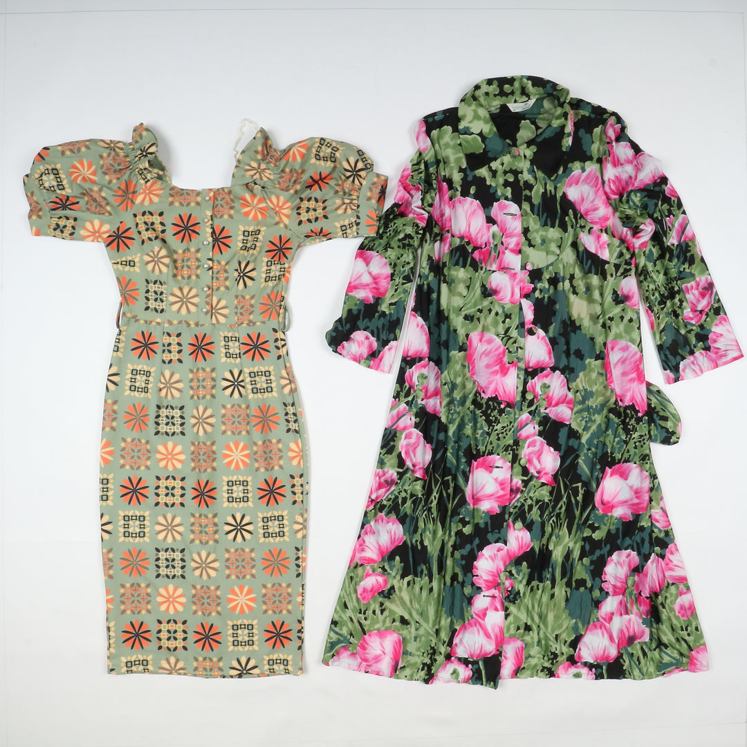 Stock lotto Vestiti abiti Estivi vintage donna 36 pz colorati
