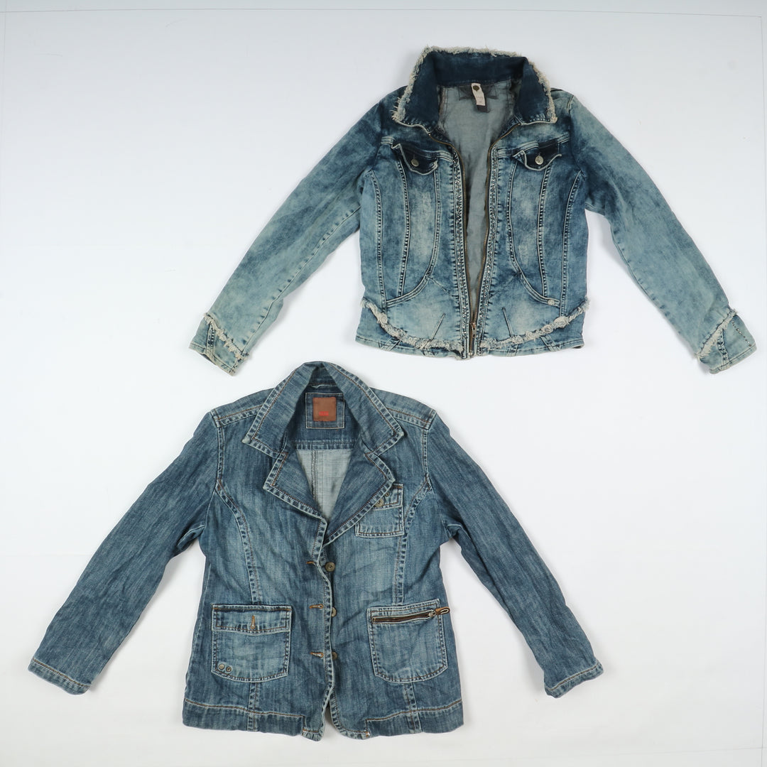 Giacche jeans vintage uomo donna 29pz anni 2000 Y2K