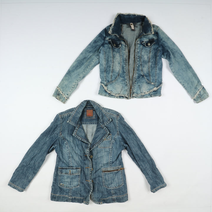 Giacche jeans vintage uomo donna 29pz anni 2000 Y2K
