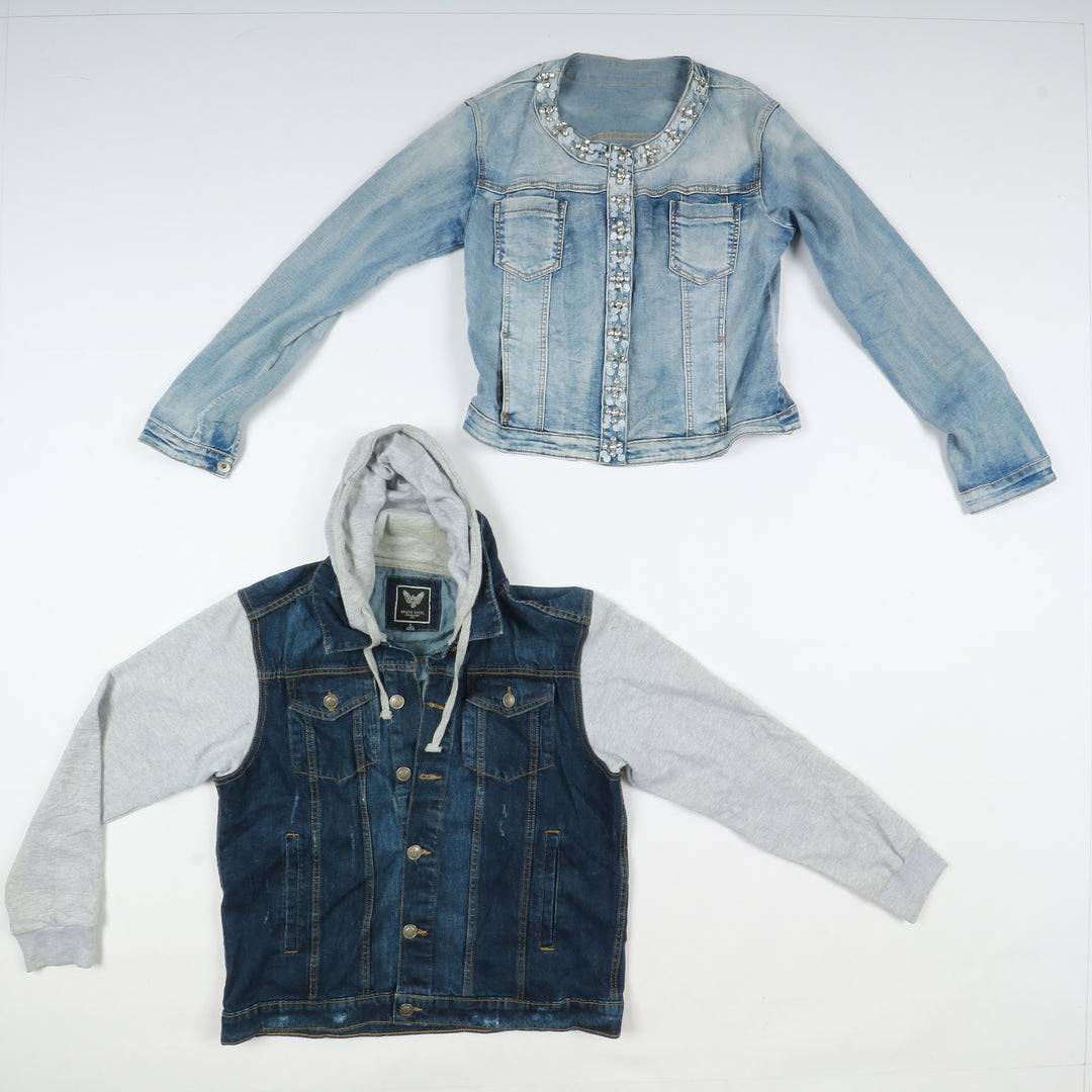 Giacche jeans vintage uomo donna 29pz anni 2000 Y2K