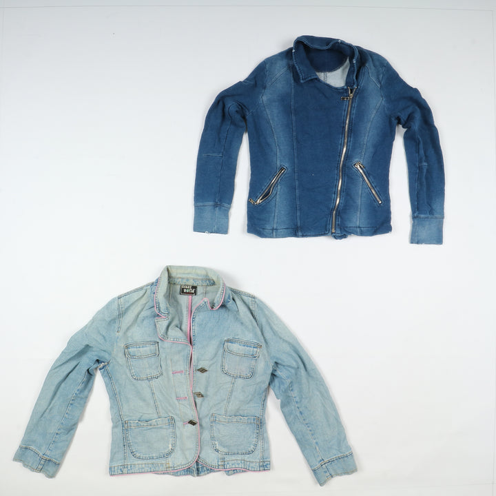 Giacche jeans vintage uomo donna 29pz anni 2000 Y2K