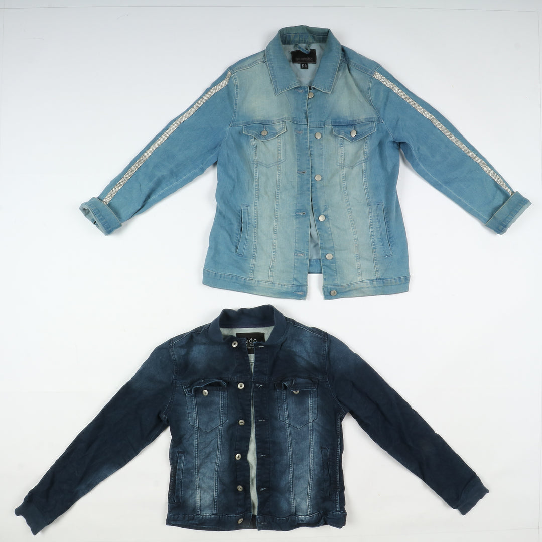 Giacche jeans vintage uomo donna 32pz anni 2000 Y2K