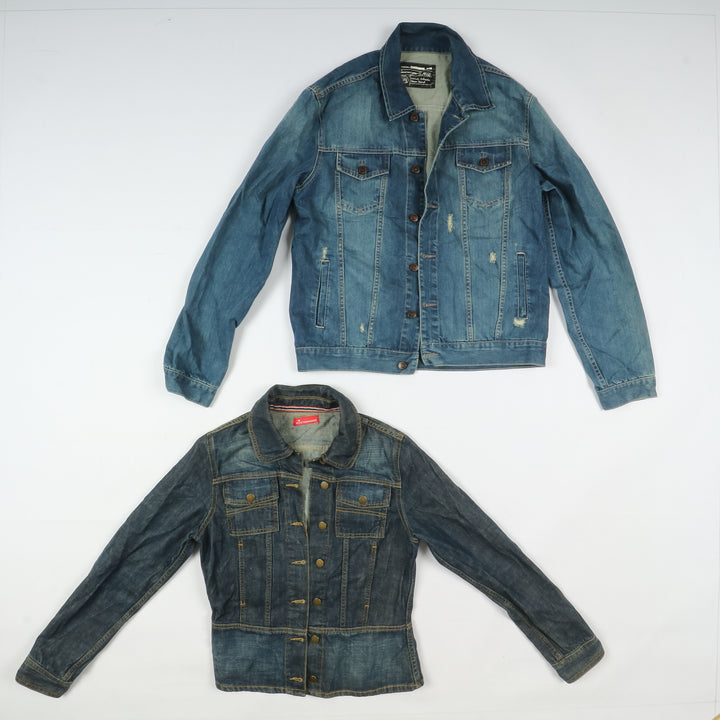 Giacche jeans vintage uomo donna 32pz anni 2000 Y2K