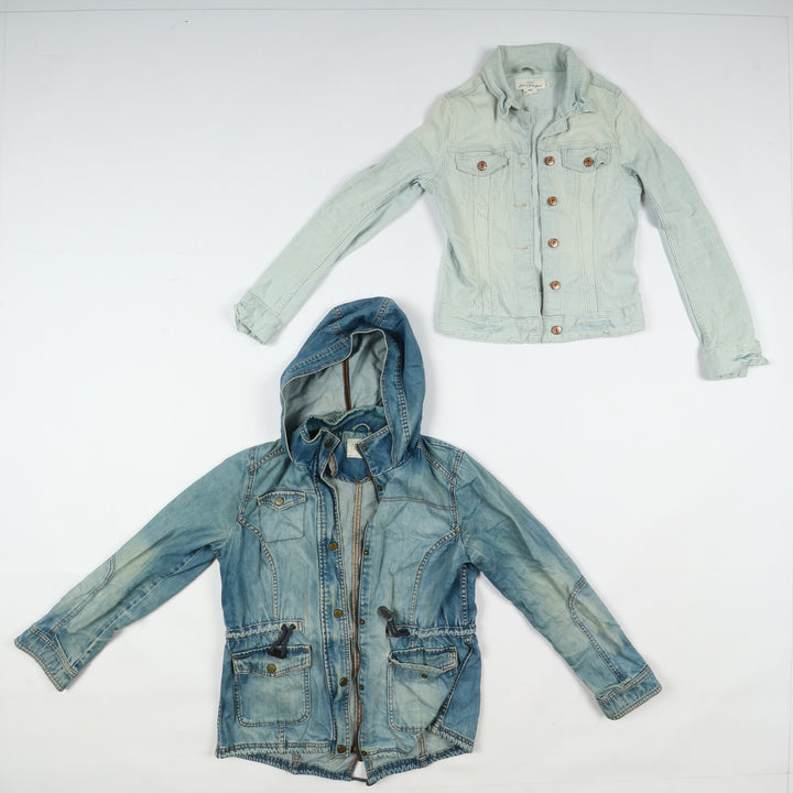 Giacche jeans vintage uomo donna 32pz anni 2000 Y2K