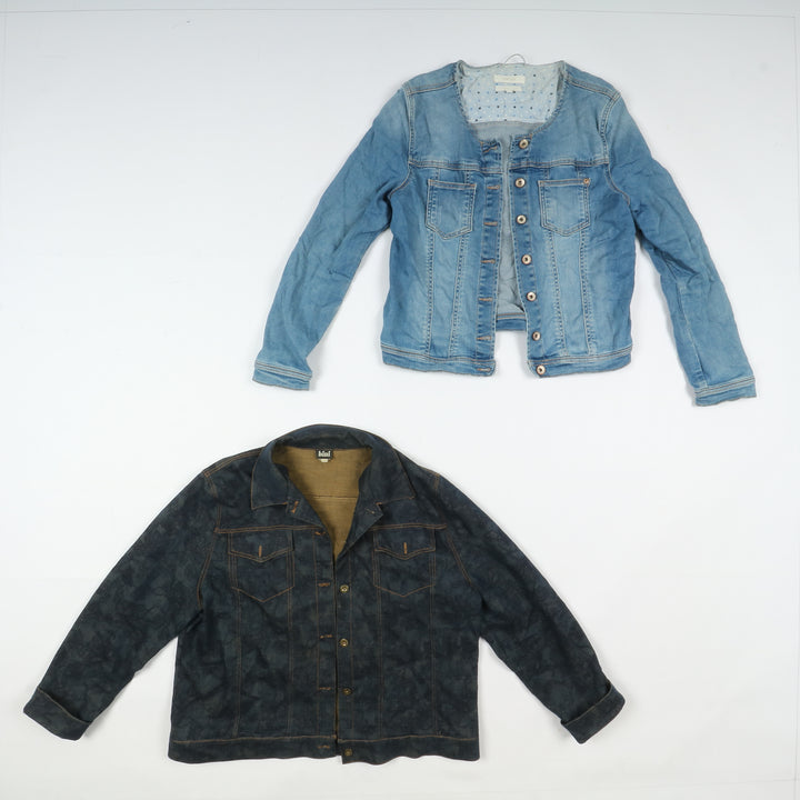 Giacche jeans vintage uomo donna 32pz anni 2000 Y2K