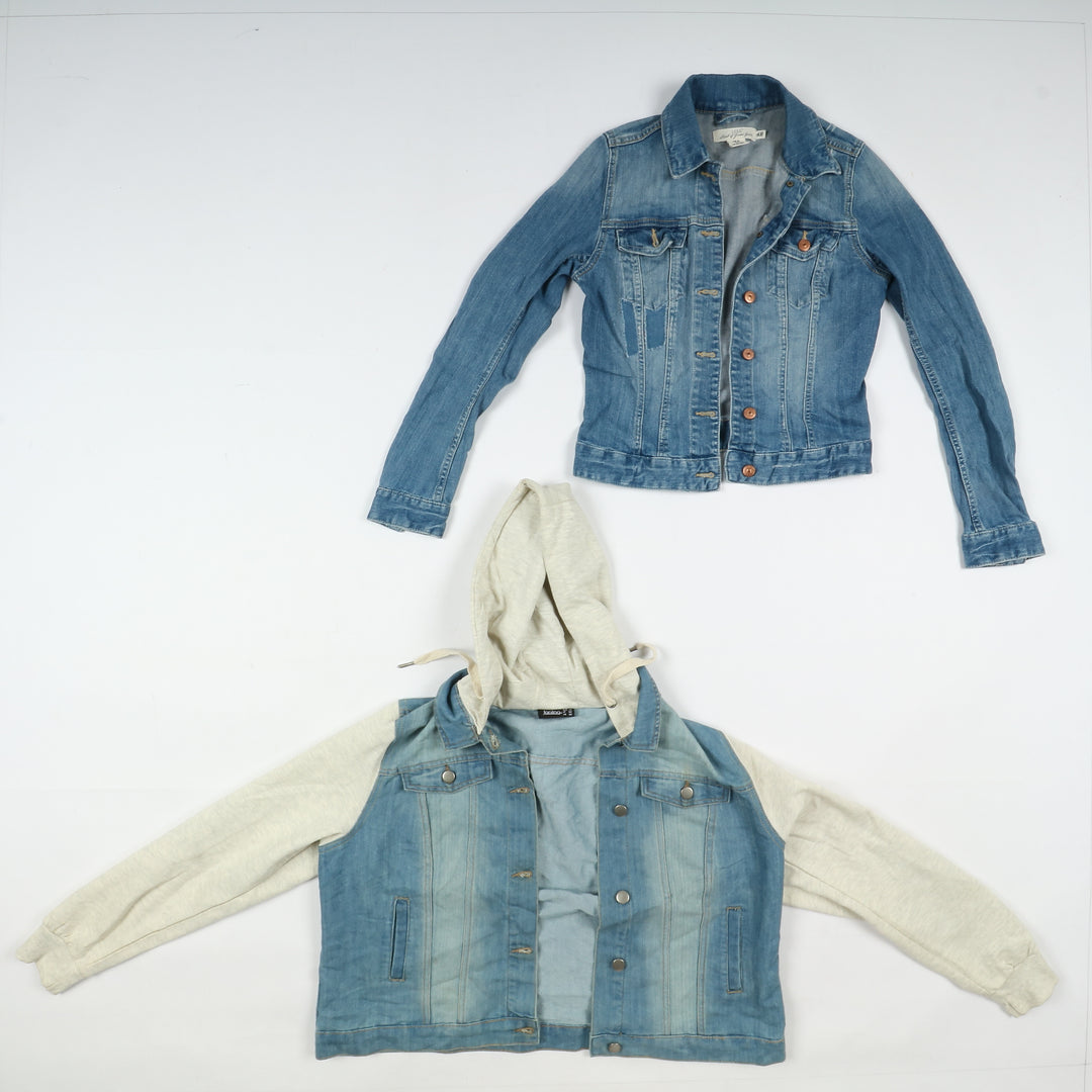 Giacche jeans vintage uomo donna 32pz anni 2000 Y2K
