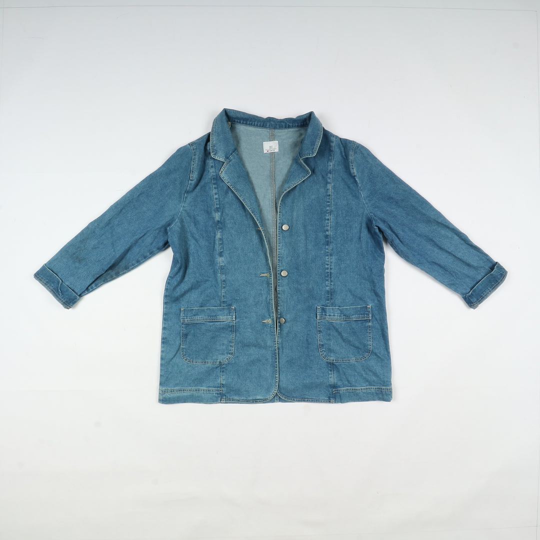 Cappotti, trench e giacche jeans vintage uomo donna 15pz