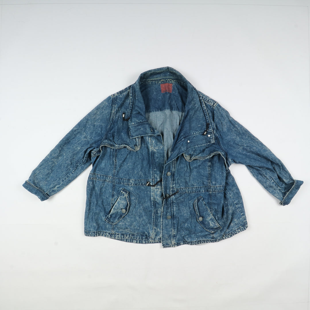 ORANDESIGNE Cappotto Lungo Donna In Denim - Trench Jeans Con Cintura, Bottoni, Maniche Lunghe | Stile Vintage - Foto 5