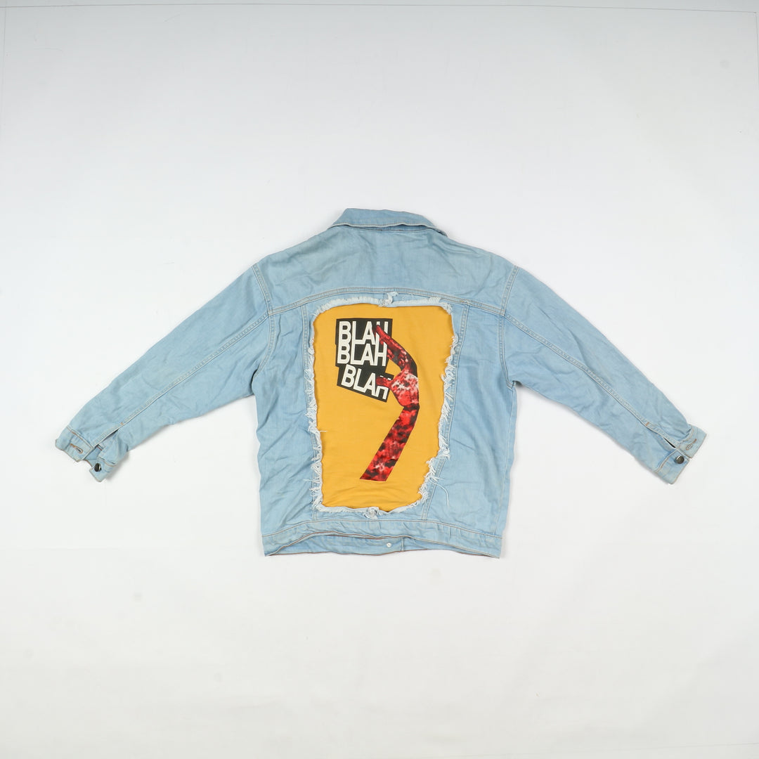 Giacche e gilet jeans vintage uomo donna 38pz con decorazioni anni 80/90/2000