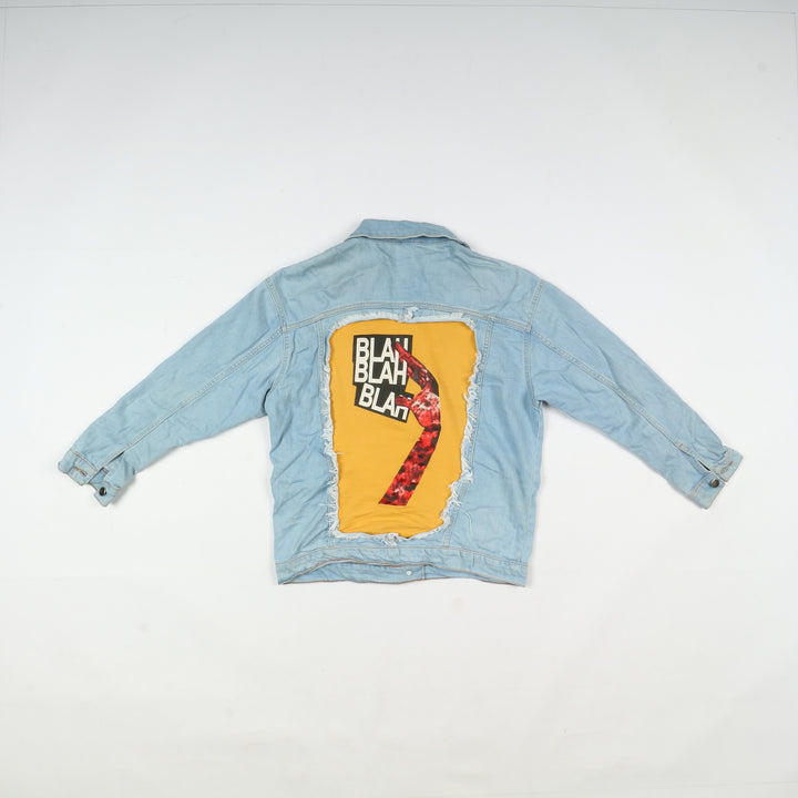Giacche e gilet jeans vintage uomo donna 38pz con decorazioni anni 80/90/2000