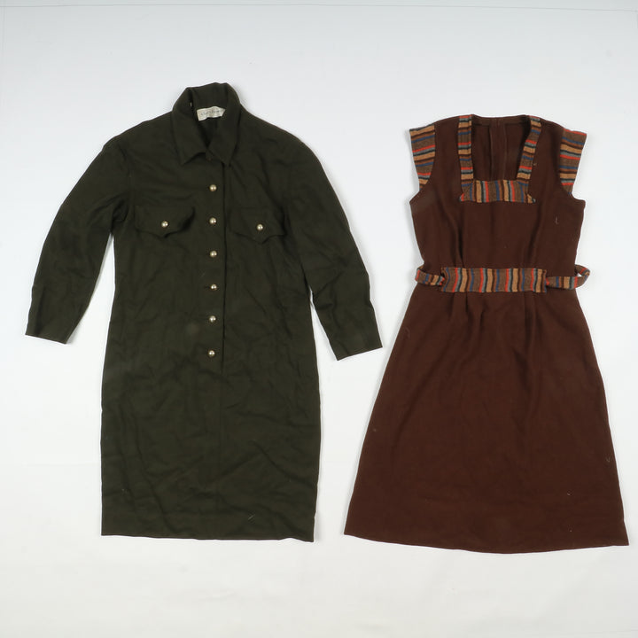 Stock lotto Vestiti abiti invernali vintage donna 19pz