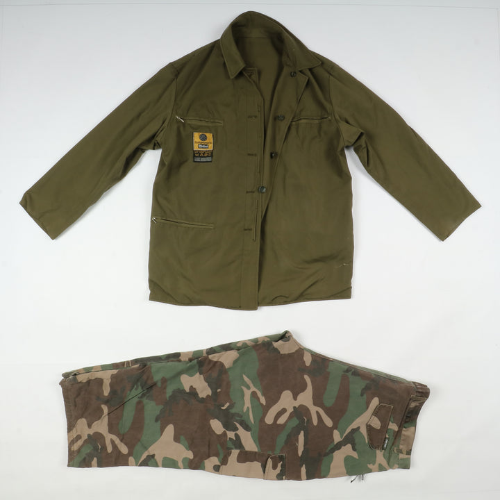 Abbigliamento militare e civile box misto 44pz soft air caccia pesca army