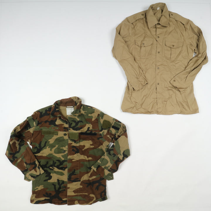Abbigliamento militare e civile box misto 44pz soft air caccia pesca army