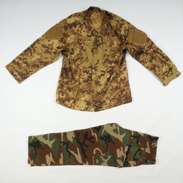 Abbigliamento militare e civile box misto 44pz soft air caccia pesca army