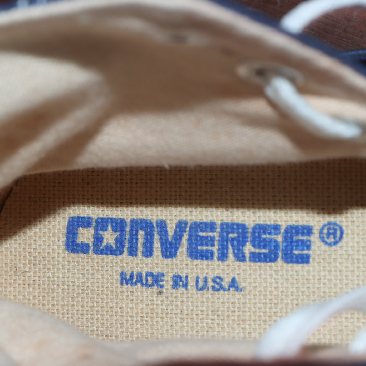 Converse Chuck Taylor alte Made in USA Size 4 1/2 tela colore blu jeans