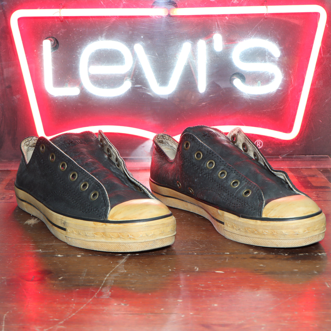 Converse John Varvatos Size 6 basso pelle colore nero