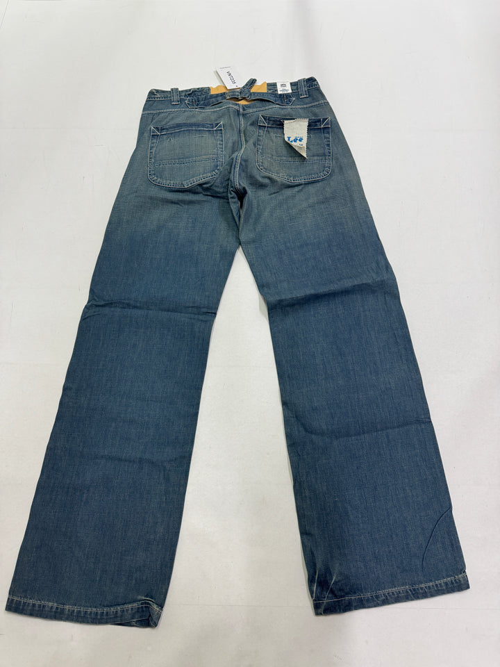 Lee Union Alls Brick Buckle W33 L34 cargo con martingala nuovo deadstock