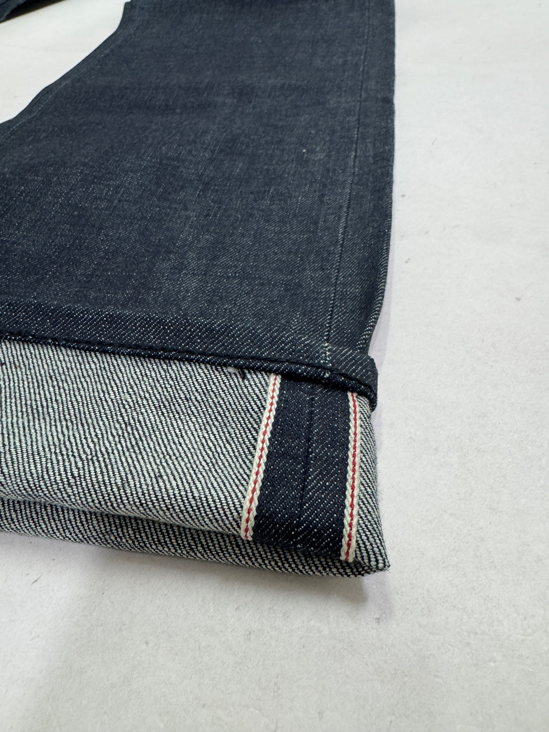 Pace limited Edition W34 L34 cimosa jeans nuovo Deadstock red line selvedge rivets