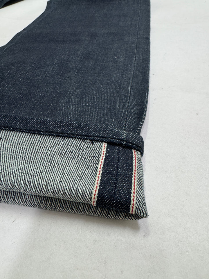 Pace limited Edition W34 L34 cimosa jeans nuovo Deadstock red line selvedge rivets