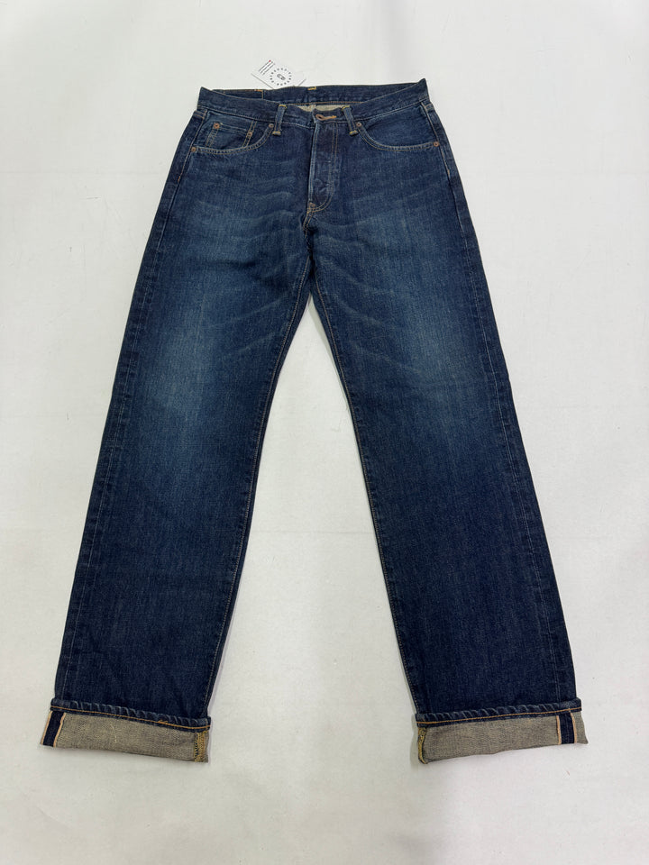 Edwin Red Selvage W30 L32 cimosa jeans nuovo Deadstock red line