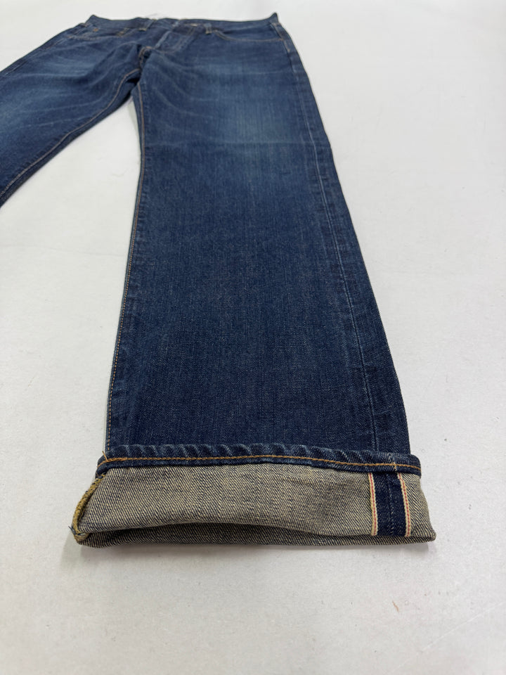 Edwin Red Selvage W30 L32 cimosa jeans nuovo Deadstock red line